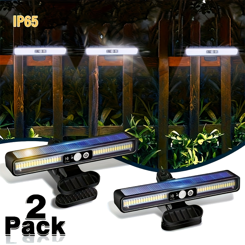 Outdoor Lighting Waterproof - Luzes Solares de Movimento com Clip