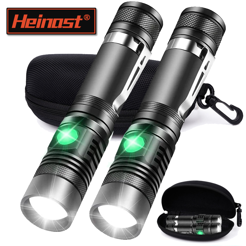 Outdoor Lighting Black - Lanterna portátil recarregável t6, uso com