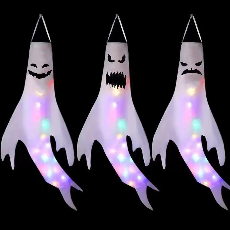 Outdoor Lighting Effects - Decoração suspensa de Halloween com fantasma