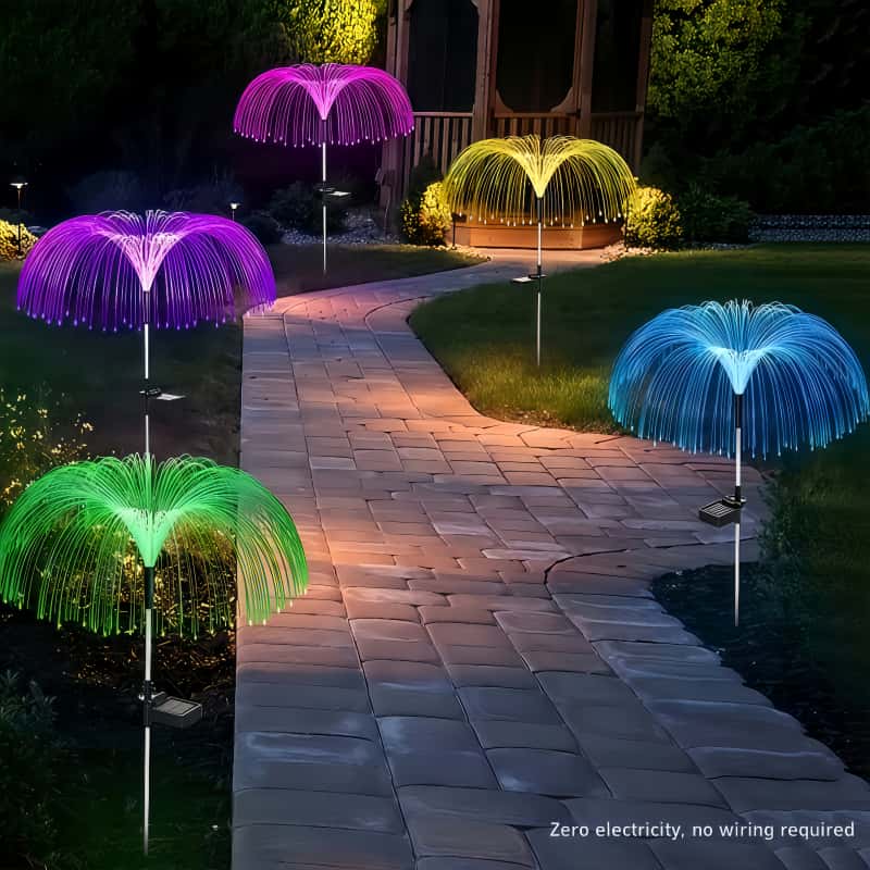 Outdoor Lighting Pathway - 5 peças de luzes LED solares
