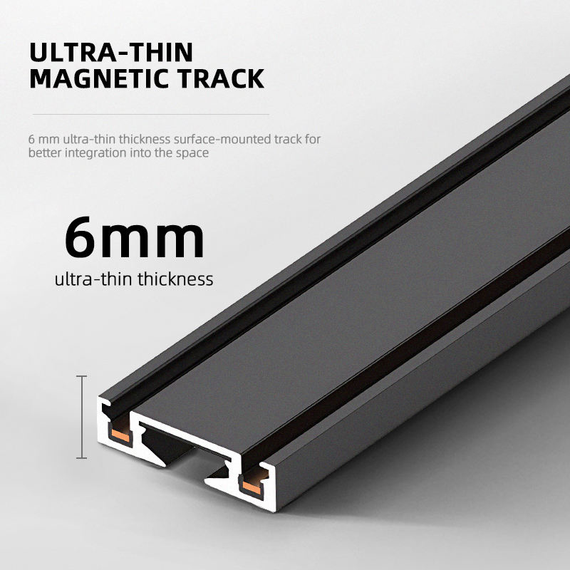 Outdoor Lighting Track - ST1 Série 3CCT Preto Branco Ultra