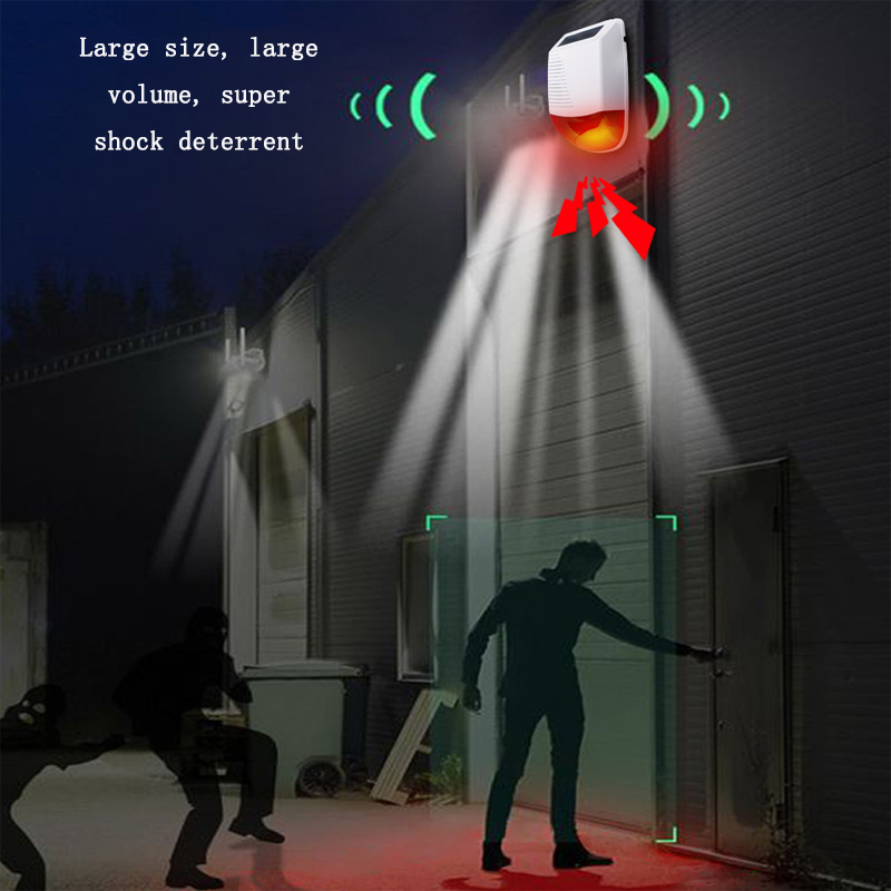 Outdoor Lighting Wireless - Alarme inteligente sem fio de 433