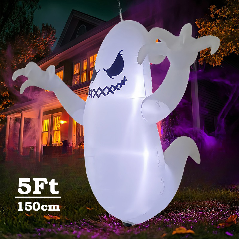 Outdoor Lighting Effects - Fantasma Inflável de Halloween de 1,5m