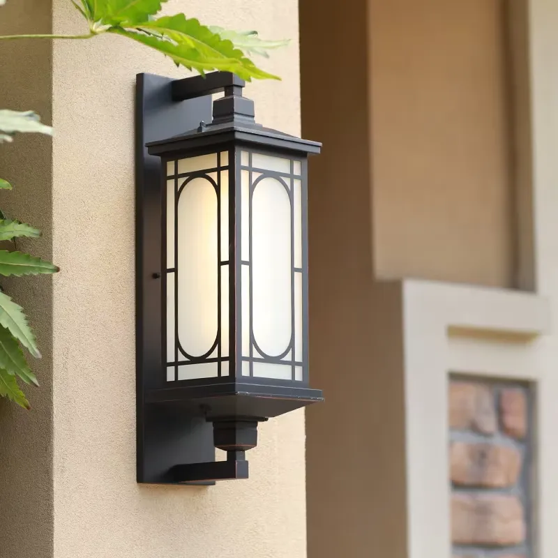Outdoor Lighting Waterproof - Luminária de Parede Moderna para Exterior,