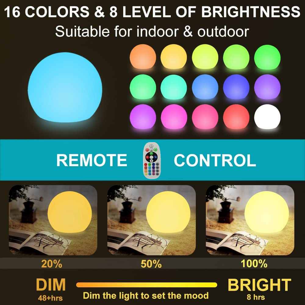 Luz de bola brilhante led reca - Outdoor Lighting Effects avaliação e preço