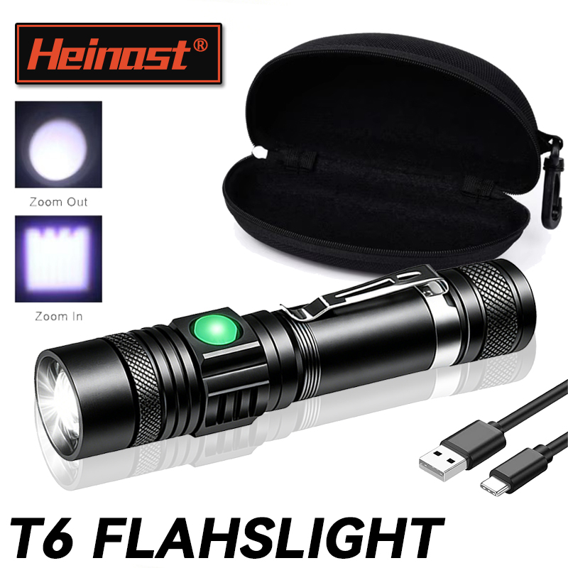 Lanterna LED T6 Recarregável,  - Outdoor Lighting Black avaliação e preço