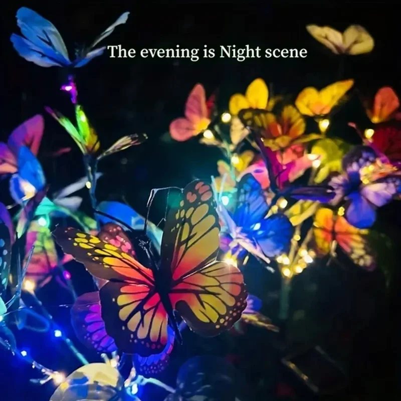 Solar led borboleta luzes do j - Outdoor Lighting Effects avaliação e preço