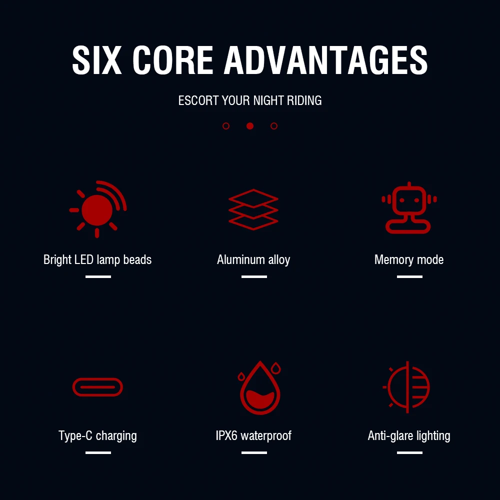 BORUiT BK12 700LM Lanterna de  - Outdoor Lighting Black avaliação e preço