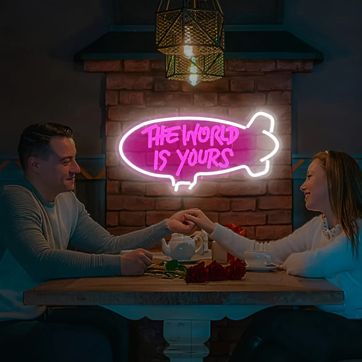 Letreiro Neon LED Regulável 'O - Outdoor Lighting For Your Home avaliação e preço