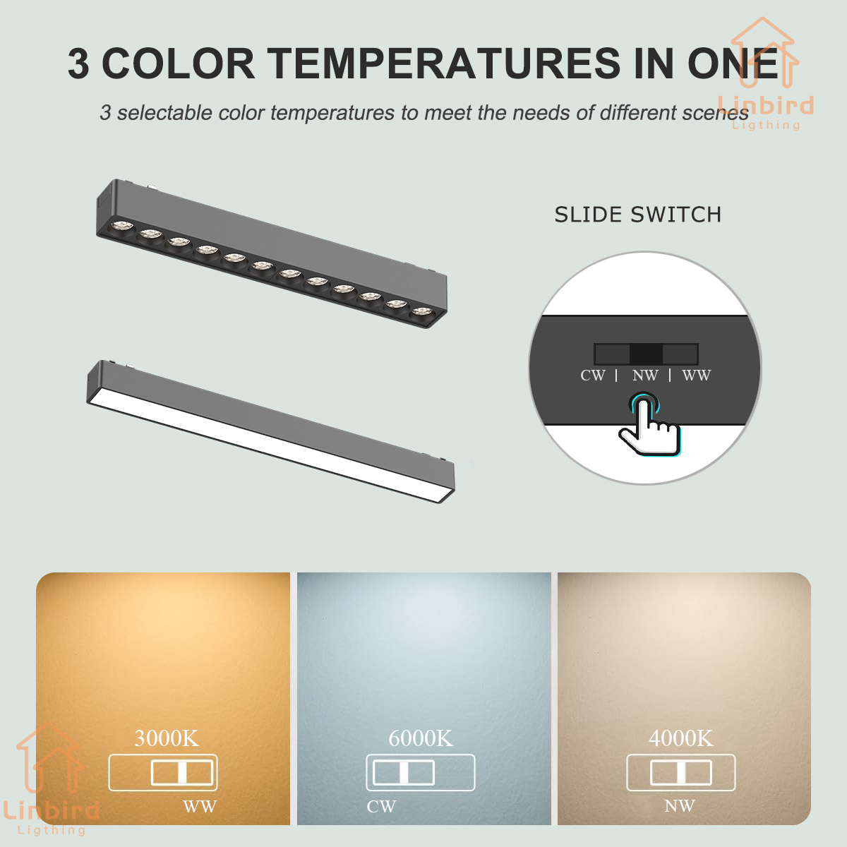 ST1 Série 3CCT Preto Branco Ul - Outdoor Lighting Track avaliação e preço