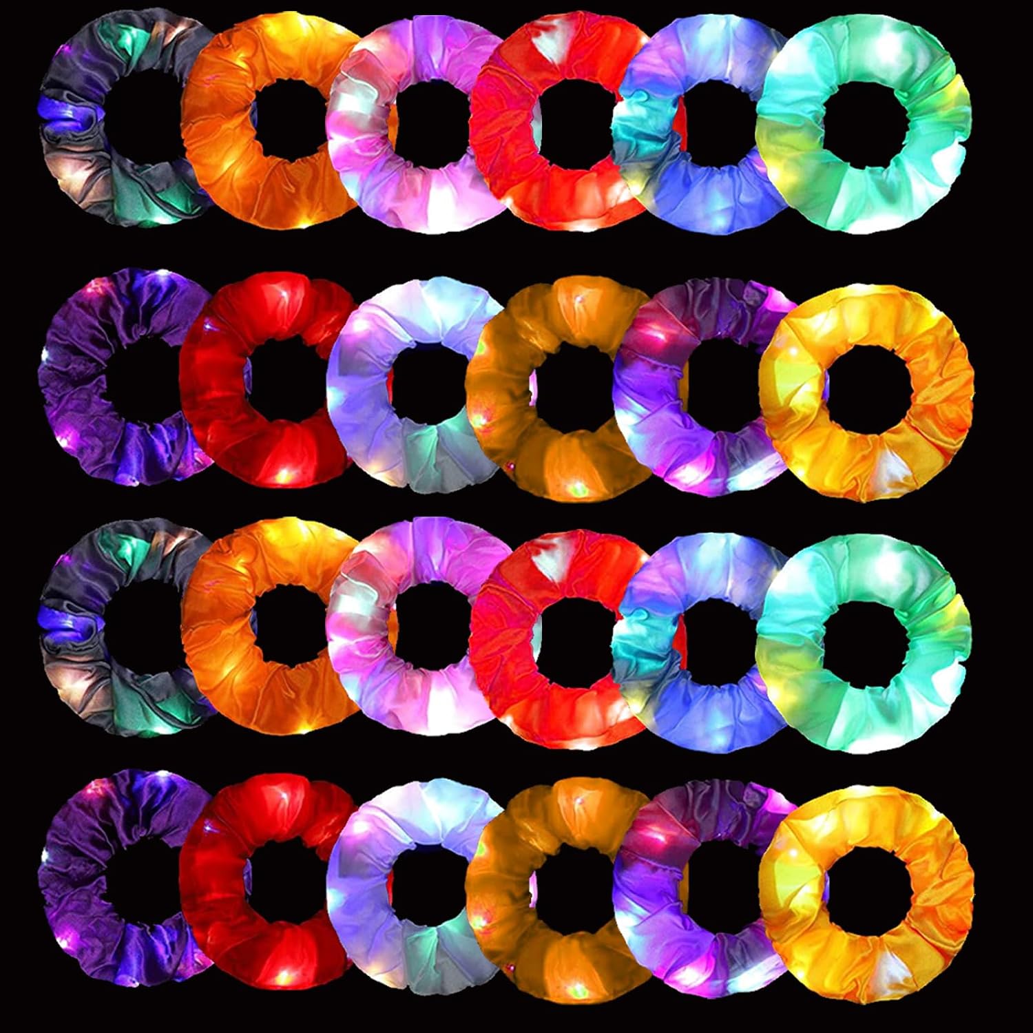 6 peças de Scrunchies LED, Fai - Outdoor Lighting Effects avaliação e preço