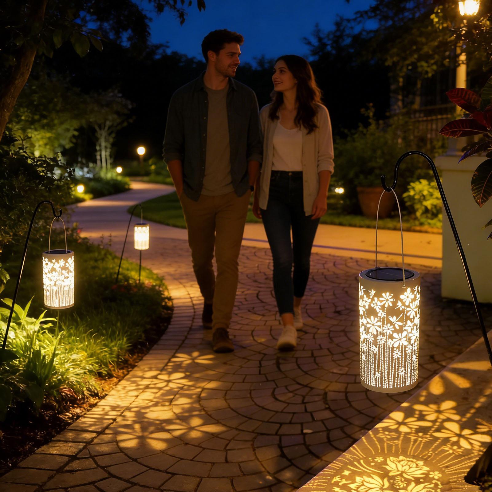 Lanternas solares decorativas  - Outdoor Lighting Pathway avaliação e preço