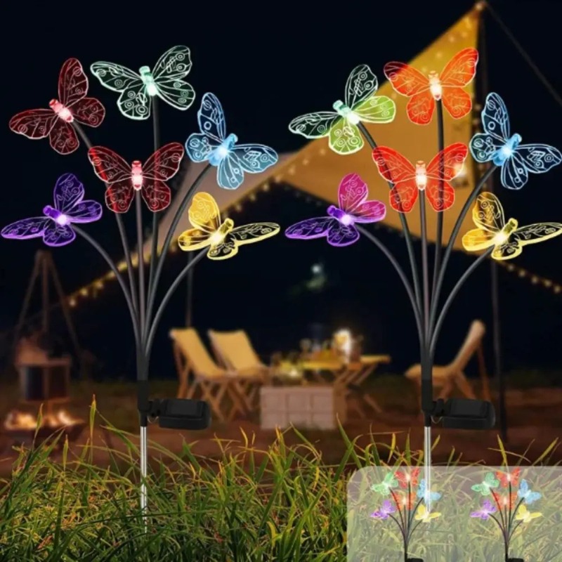 Luzes de Borboleta Alimentadas - Outdoor Lighting Waterproof avaliação e preço