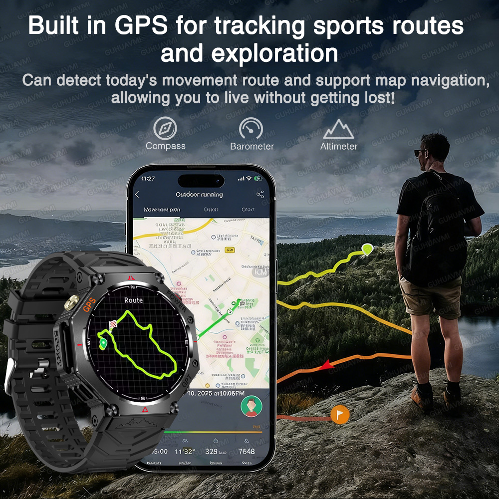 Novo Smartwatch Esportivo Outd - Outdoor Lighting Track avaliação e preço