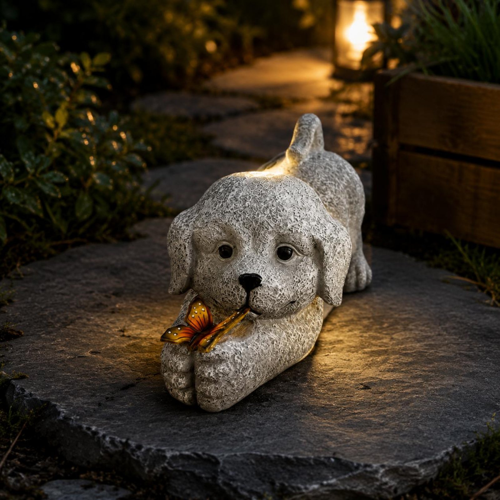 Estátua de Cão Solar em Resina - Outdoor Lighting Ip65 avaliação e preço