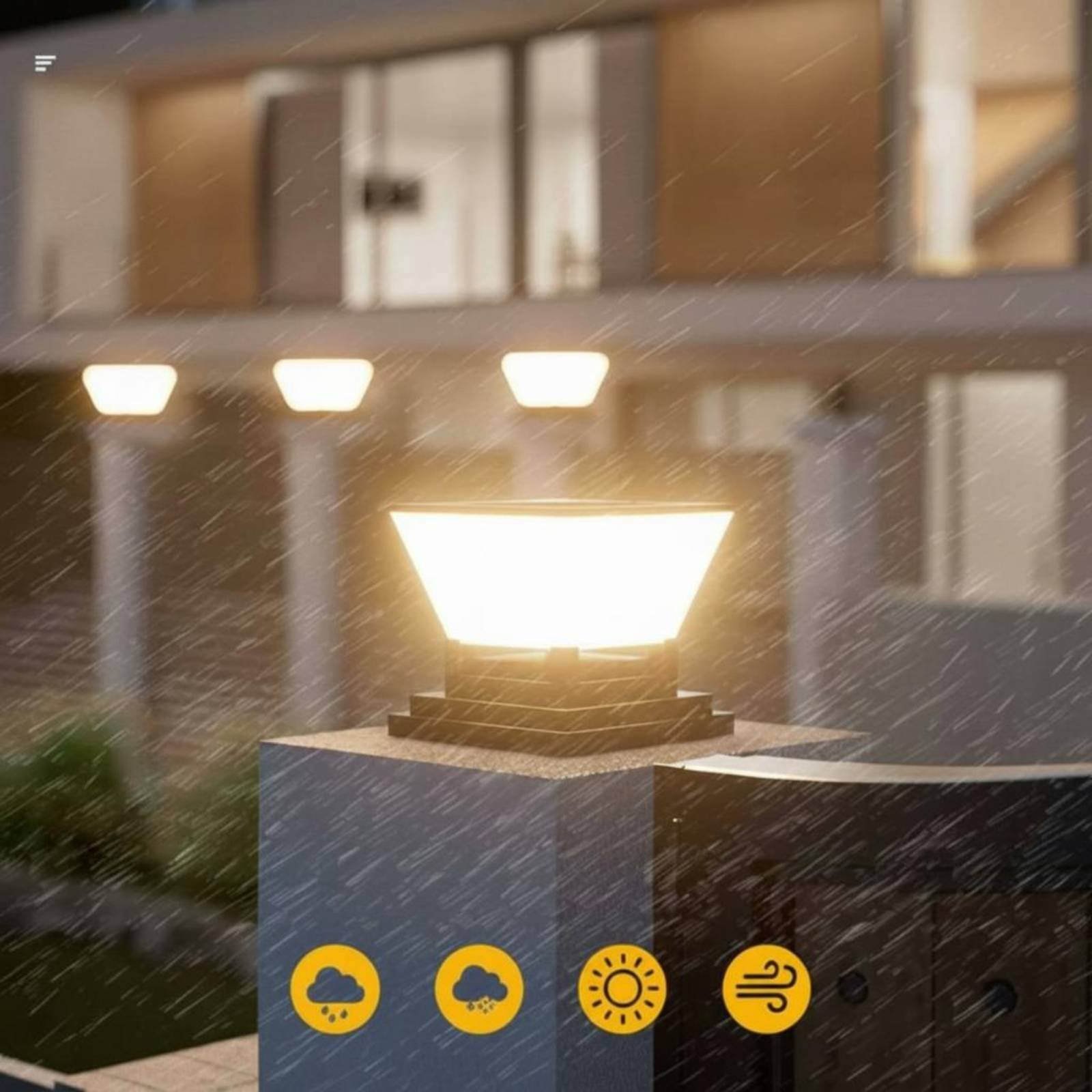 Lanterna Solar para Poste, Res - Outdoor Lighting Ip65 avaliação e preço